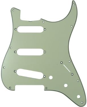 R&amp;F Pickguard for Stratocaster (S-S-S) (63-65 Vintage) - 11 Holes - 3-ply Mint G