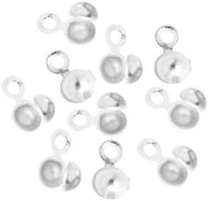 Nunn Design Silver Plated Ball Chain Connector For 1.8mm & 2.4mm Ball Chain (10)