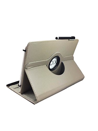 Tablet Tasche für Samsung Galaxy Tab A6 10.1 zoll Schutz Hülle Etui Case + Touch Pen – 10.1 Zoll Grau 360 - 4