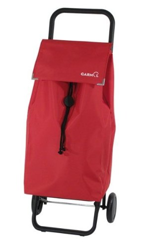 Garmol Liso 211TW-LISO C.5 Einkaufstrolley mit 2 Rädern, Rot
