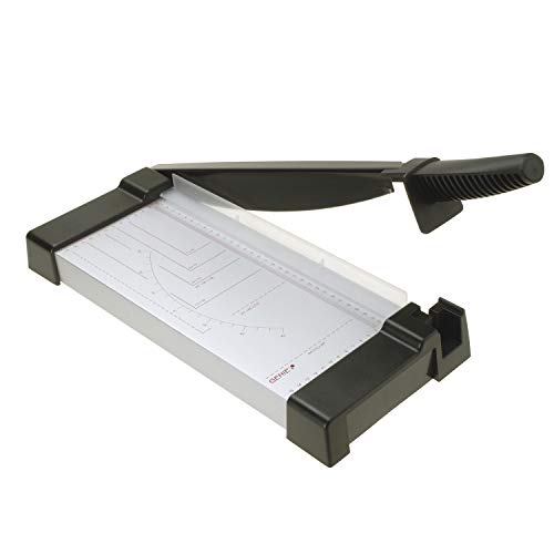 Genie GA-42 Massicot à levier Format A4 / Cisaille personnelle 6 feuilles / argent/noir