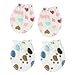 2 Pairs baby Infant Cotton Anti Scratch Handguard Baby Mittens Gloves