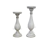 kerzenständer holz shabby chic Lieferumfang: 2er-Set Kerzenständer 