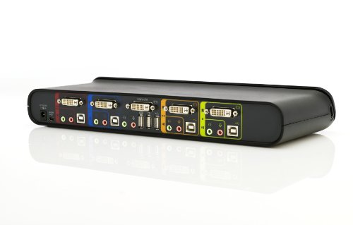 Belkin Soho KVM-Umschalter (4-Port, USB, DVI, inkl. 1,8m Kabel) - 3