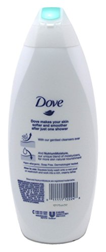 Dove Body Wash 22oz Sensitive Skin Unscented (2 Pack)