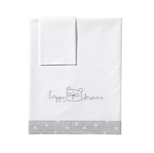 Petit Praia Bobo Embroidered Sheets for Cot (60 x 120 cm)