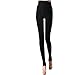 Miki&Co Woman Elastic Waist Warm Fleece Lined Stirrup Leggings Black XS