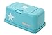 FunkyBox Easy Wipe Dispenser Box Turquoise blue white star