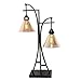 Produktbild LHL-Schreibtischlampe Vintage Retro Tischlampe Stehleuchte Schwarz E27 Beleuchtung Auge Pflege für Bar Cafe Wohnzimmer Schlafzimmer Nachttischlampe Dekoration Licht | Glas Lampenschirm