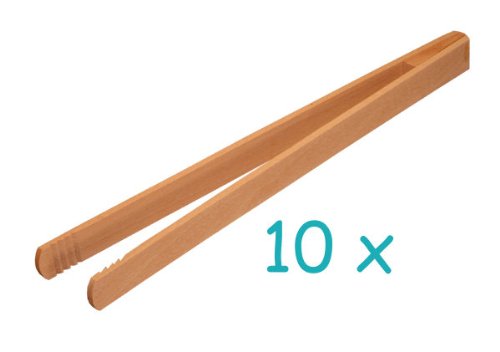 Grillzange 40 cm, 10 STÜCK