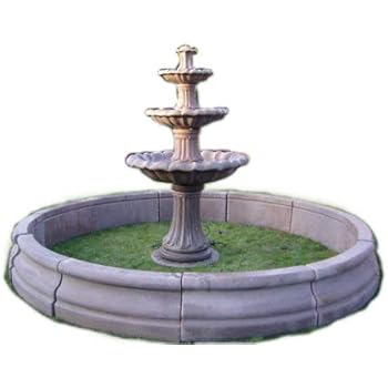 stone Garden water fountain.5 ft 9 inch, 3tier fountain and 7 foot 3