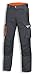 Produktbild Uvex Safety Arbeitshose metal pro 8938 | Cargohose mit vielen Taschen | Bundhose | Sicherheitshose für Herren | Grau | Orange Reflexeinsätze | Größe 42