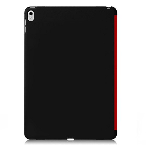 KHOMO iPad Pro 9.7 Zoll Hülle Case Rot und Schwarzes Gehäuse mit doppelten Schutz ultra dünn und leicht, Smart Cover Schutzhülle fur das Neue Apple iPad Pro 9.7 – Red and Black - 5