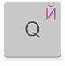 Produktbild Keystickers Russische Tastaturaufkleber 14x14mm, transparent mit Schutzlack (Rosa)