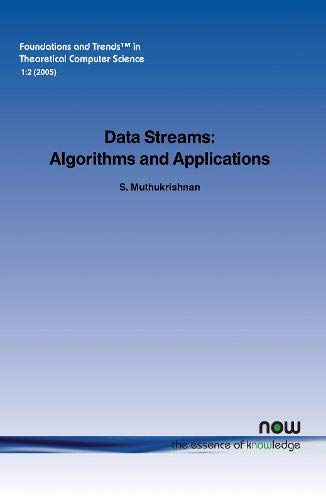 Data Streams: Algorithms And Applications