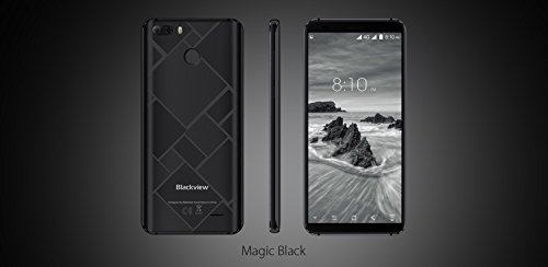 Blackview S6-5,7 4G FDD-LTE Smartphone, 18:9 Infinity Display, Android 7.0 Quad Core 2GB+16GB, SONY Fotocamera 8MP+0.3MP & 5MP, Impronte Digitali, 4180mAh 2-SIM Telefono Cellulari Sbloccato