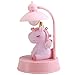 Produktbild Unicorn Musical Nachtlicht Kinderzimmer Cartoon Harz Tischlampe Tisch und Nachttischlampen Hauptdekoration Batteriebetrieben (ohne Batterie) Rosa