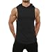 Produktbild Zarupeng Herren Sommer Tank Top Tankshirt Kapuze Sport Weste Einfarbig Ärmelloses Muskelshirt Unterhemden Hoodie Pullover Bluse
