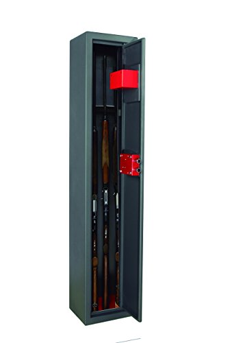 Arregui - Armero arma larga para 3 escopetas, gris oscuro