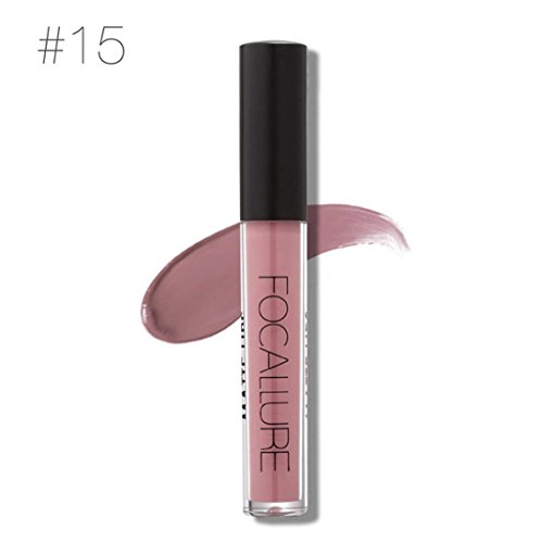 Ularmo 15 Farbe Lippenstift Kosmetik Matt Lipgloss – Farbe #15 - 4
