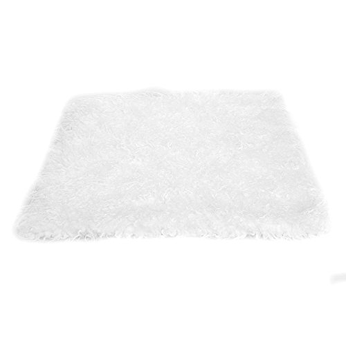 FINEJO Newborn Baby Fur Photography Photo Props Background Backdrop Blanket White