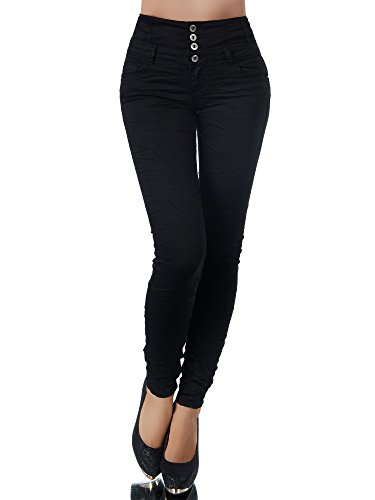 Diva-Jeans -  Jeans - Skinny - Basic - Donna Nero (S)