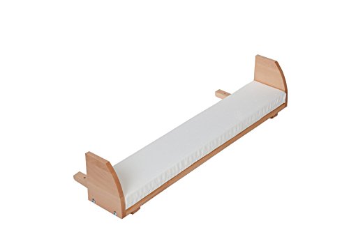 Imagen 3 de Babybay Original - Barrera de seguridad para cuna, color natural barnizado