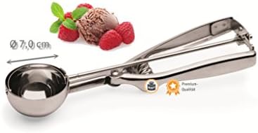 Stainless steel scoop ice cream scoop ball shaper 18/10, for ice cream, puree, rice Ø 7,0 cm