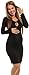 Happy Mama Women's Pregnancy Maternity Keyhole Bodycon Long Sleeve Dress 267p