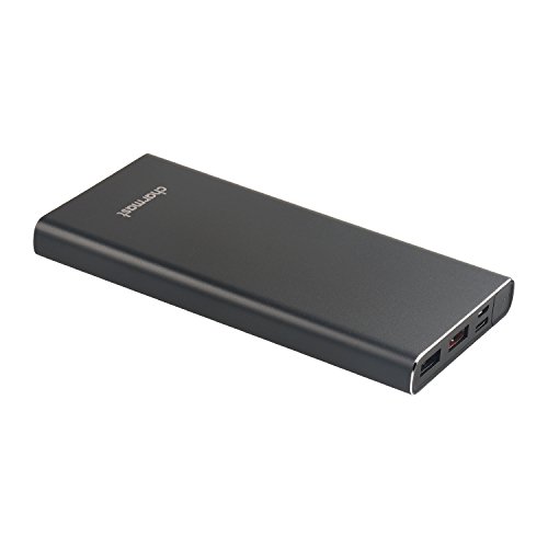 Charmast Powerbank 10400mAh Externer Akku USB C Typ C QC 3.0 PD Power Delivery Ladegerät Power Bank für iPhone XS Max/XR/X /8/8 Plus/7/6, iPad,MacBook, Samsung und mehr Laptop Smartphone(Schwarz)