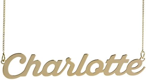 9ct Real Gold Personalised ANY NAME Necklace Pendant Girls Women Ladies Necklet - LARGE Font (18)