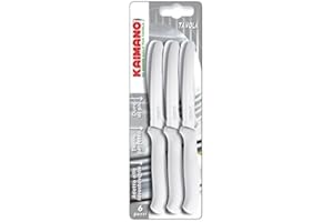 FISKARS Kaimano KTS031106W Italicus 6 Coltelli da Tavola, Bianco