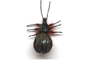 FISHIN ADDICT Beetle Bug realistic floating Jig Fly Fishing Lure handmade Beetle Juice 20mm