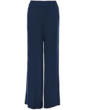 Oops Outlet - Damen Weite Lose Hosen Ausgestellte Palazzo Leggings Übergröße