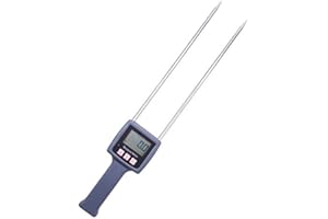 RETYLY Tk100H Medidor De Humedad De Heno Portátil Para Paja De Cereal, Salvado, Forraje, Leymus Chinensis, Hierba De Bambú Emperador, Fibra De Prueba