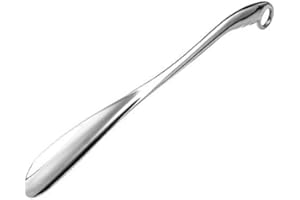 Lalafancy 61cm Chausse-pied Métal En Acier Inoxydable Long Manche Shoe Horn Avec Poignée De Boucle Pour Toutes Les Tailles De Pieds, Chaussures Et Bottes - Très Solide