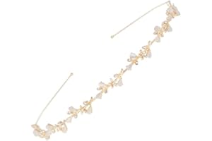 VIOJRLLY 1 Piece Rhinestone Set Bridal Headpiece - Crystal and Pearl Hair Crown - Elegant Wedding Headpieces - Hair accessories for women, girls and weddings