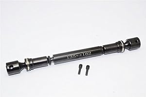 CrazyRacer Steel #45 Rear Main Drive Shaft 1 pc for RC CAR Yeti 1/10 Black
