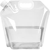 Katlanabilir Outdoor Kamp Piknik Su Bidonu 10 Litre Şeffaf