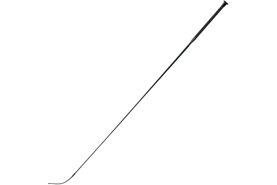 GS Equestrian Dressage Whip 100cm – Ergonomic Grip Riding Whip with 12cm Flick for Training & Competition