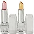 Tiny Deal Transparent Colour Changing Moisturizing Jelly Lipstick for Glossy Pink Lips in Gold and Pink Colour (Pack of 2)