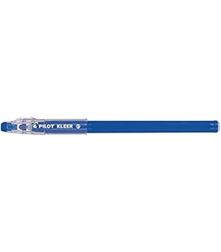 Penne Cancellabili Pilot Kleer | Punta Fine 0.7 Mm | Rosso | Set Da 6 Confezione | Gomma Sul Cappuccio