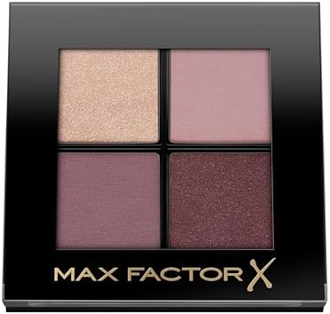Max Factor Colour X-Pert Soft Touch Palette Ombretti, 4 Ombretti dal Colore Intenso, Altamente Sfumabili, 002 Crushed Blooms