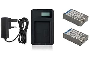 AAA PRODUCTS - ładowarka sieciowa i 2 x akumulator Nikon D40, D40X, D60, D3000, D5000 D-SLR - zamiennik do ładowarki Nikon MH-23 i EN-EL9, EN-EL9a akumulator