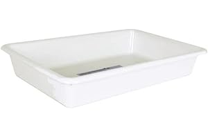 BigBuy Tools Vaschetta, Bianco, 54 x 40 x 8.5 cm