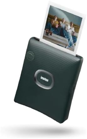 Fujifilm instax SQUARE Link Midnight Green - Stampante per Smartphone a Sviluppo Istantaneo, Stampe Personalizzate e Creative, Connettività Bluetooth, Dimensioni Pellicola 86 x 72 mm