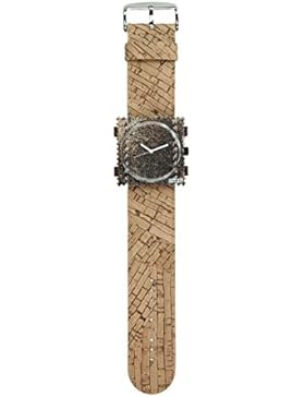 S.T.A.M.P.S. Stamps Uhr komplett - Zifferblatt Cowboy mit Armband Cork Agave