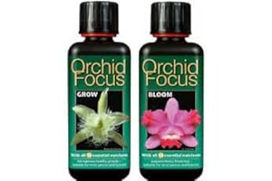 Growth Technology - Focus Range GT- Focus Range For Orchids Chillies, Specialist Plants, Fruits & Trees (100ml - Orchid Grow & Bloom)