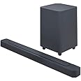 JBL Bar 500 - Compact 5.1 Channel Soundbar for Home Cinema Sound System - Wireless Bluetooth Speaker with Subwoofer and Dolby Atmos Surround Sound - Black