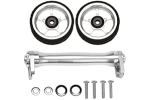 London Craftwork Easy Wheels Extender ver 2.0 For BROMPTON + 2 Wheels Improved Version SILVER